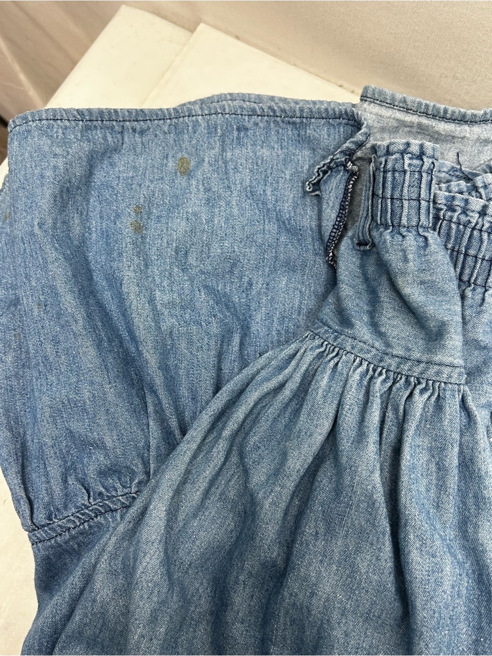 Candie's Light Blue Button-Front Denim Maxi Skirt - Picture 6 of 10